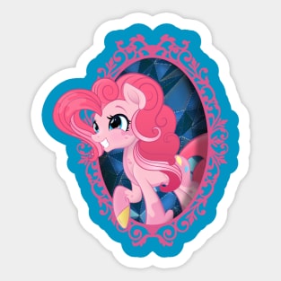 My Little Pony Pinkie Pie Mirror Frame Sticker